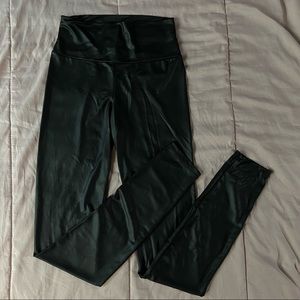 Faux Leather Wet Look Leggings